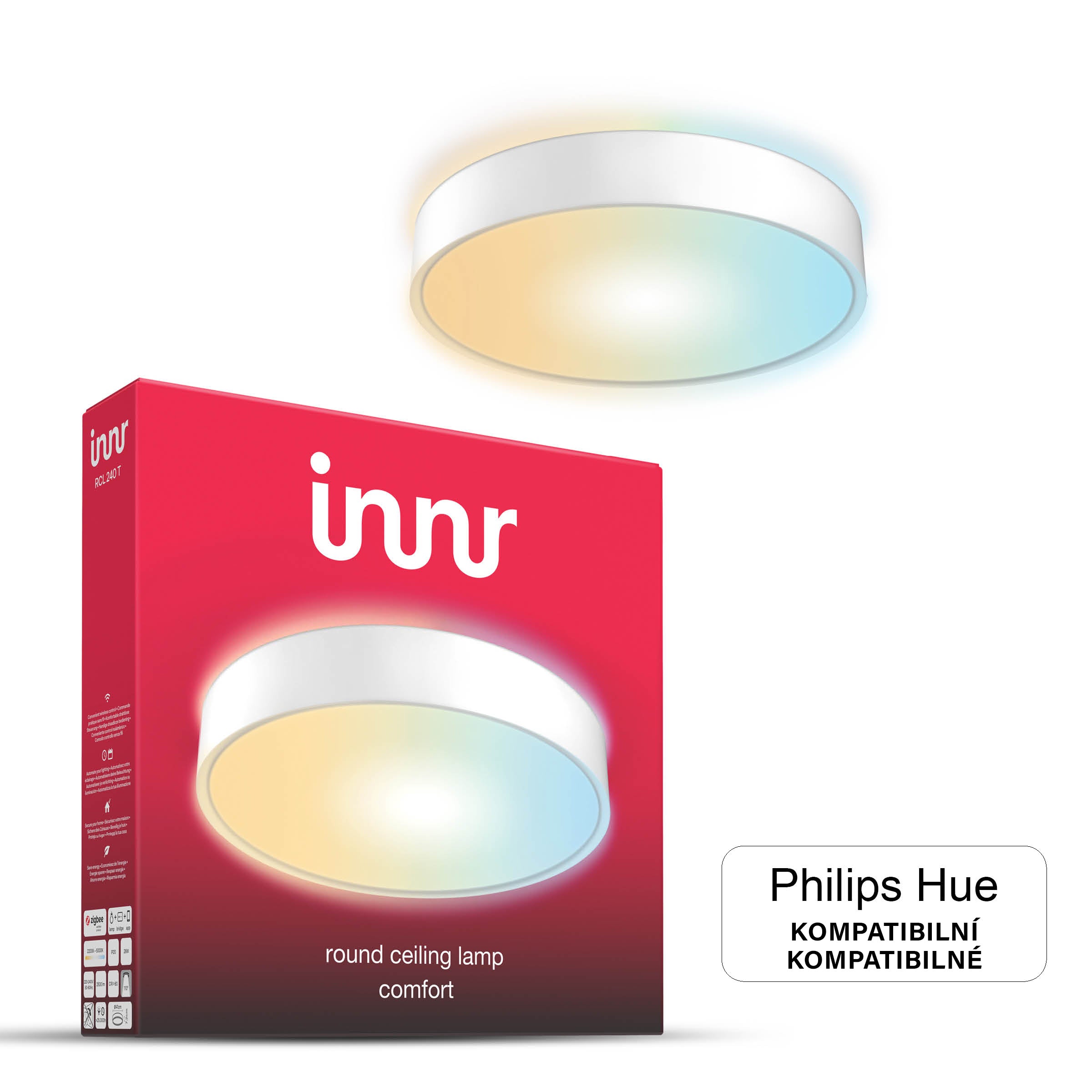 INNR RCL 240 T Chytré kulaté stropní osvětlení Comfort INNR RCL 240 T Chytré kulaté stropní osvětlení Comfort